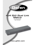 4x4 DVI Dual Link Matrix