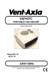 User Instructions - Vent-Axia