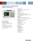 Digital Phosphor Oscilloscopes - TDS3000C Series