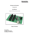 64 Inputs and Encoders (User Manual - Version 3.0.0)