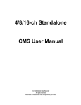 User Manual for Standalone CMS