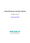 Active OPC Server Lite User`s Manual