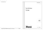 Ferm Tile Cutter FTC-600