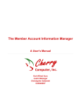 User Manual - Cherry Computer, Inc.