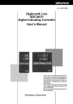 DigitroniK Line SDC30/31 User`s Manual