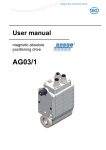 User manual Profibus