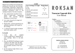 Roksan Tonearm Upgrade Kits User Manual