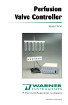 Perfusion Valve Controller User`s Manual