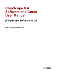 ChipScope ILA Software and Cores User Manual