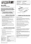 Maha Powerex C9000 Manual