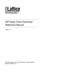 ISP Daisy Chain Reference Manual
