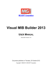 MG-SOFT Visual MIB Builder Manual - MG