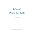 doForms™ iPhone User Guide