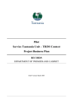 PM 004 Project Business Plan - Department of Premier and Cabinet