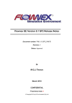 Flownex SE Version 8.1 SP2 Release Notes