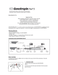 Instructions for Use Important Note Please read these