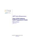 Zilog TCP/IP Software Suite Programmer`s Guide