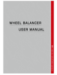 WHEEL BALANCER USER MANUAL Pls read this manual before