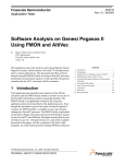 Software Analysis on Genesi Pegasos II Using PMON and AltiVec