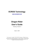 ECROS Technology Dragon Rider User`s Guide