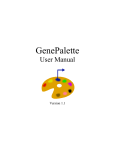 GenePalette 1.1 Manual (in PDF format)