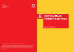 User`s Manual Vodafone services