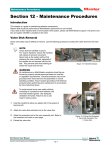 Section 12 - Maintenance Procedures - Mold