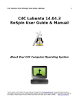 C4C Lubuntu 14.04.3 ReSpin User Guide & Manual