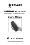 Palmtop II 2.4GHz Manual