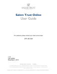 User guide for Salem Trust Online