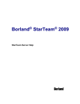 StarTeam Server Help - Borland Technical Publications