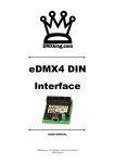 DMXking eDMX4 DIN User Manual