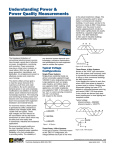 Understanding Power & Power Quality Measurements