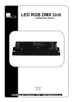 LED RGB DMX Unit