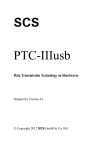 Manual PTC-IIIusb