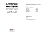 Rosendahl Nanosync manual