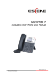 WS290 WIFI IP Innovative VoIP Phone User Manual