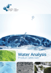 Water Analysis - Pacific Laboratory Products