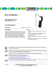 Data Sheet DB GB IB IL 24 SEG-ELF - Digi-Key