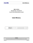 USER MANUAL - Protectionelectronics.com