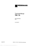 Technical Manual TNC 116 up to NC Software: 246