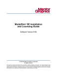 ModelSim SE Installation and Licensing Guide