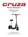 XR800 Electric Scooter User Manual