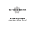 NC620A Nixie Clock Kit Assembly and User Manual