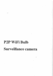 1080p HD Wi-Fi IP Light Bulb Camera Manual