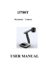 Vidifox i-3780t visualiser user manual