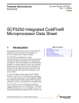 SCF5250 Integrated ColdFire® Microprocessor - Data