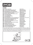 Ryobi LTS180M Instruction Manual - Tooled