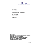 e-CEE Client User Manual for SIRIM Ver 1.3