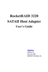 RocketRAID 3220 User Manual v1.0